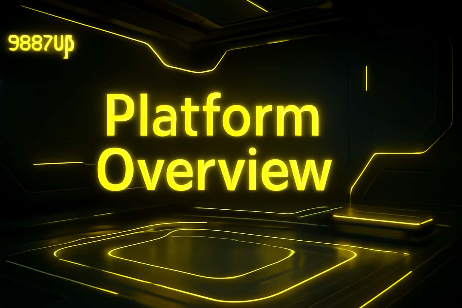 Futuristic digital landscape