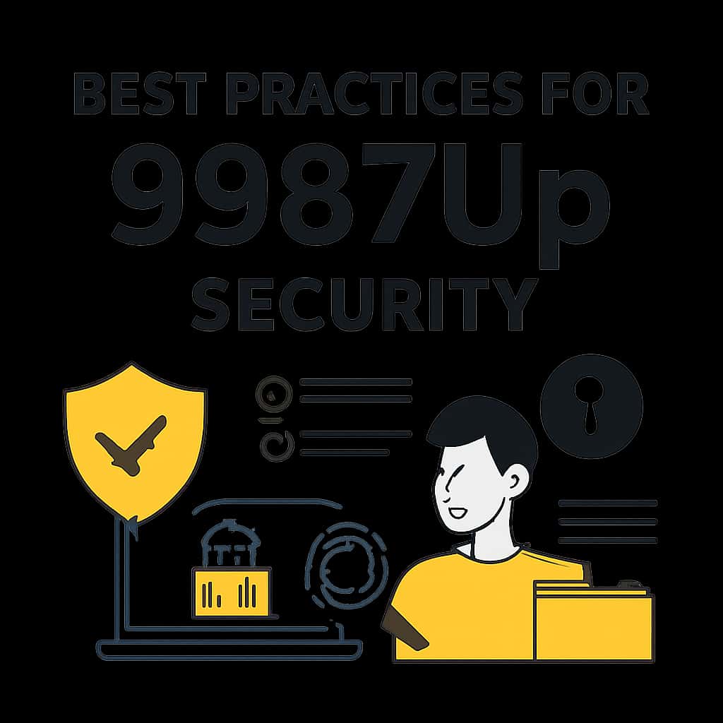 An educational diagram illustrating security practices for 9987Up.