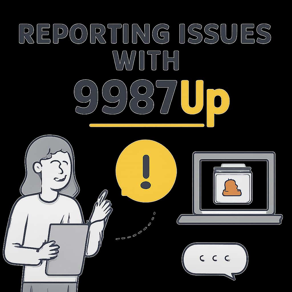 An illustration relevant to Reporting Issues with 9987Up.